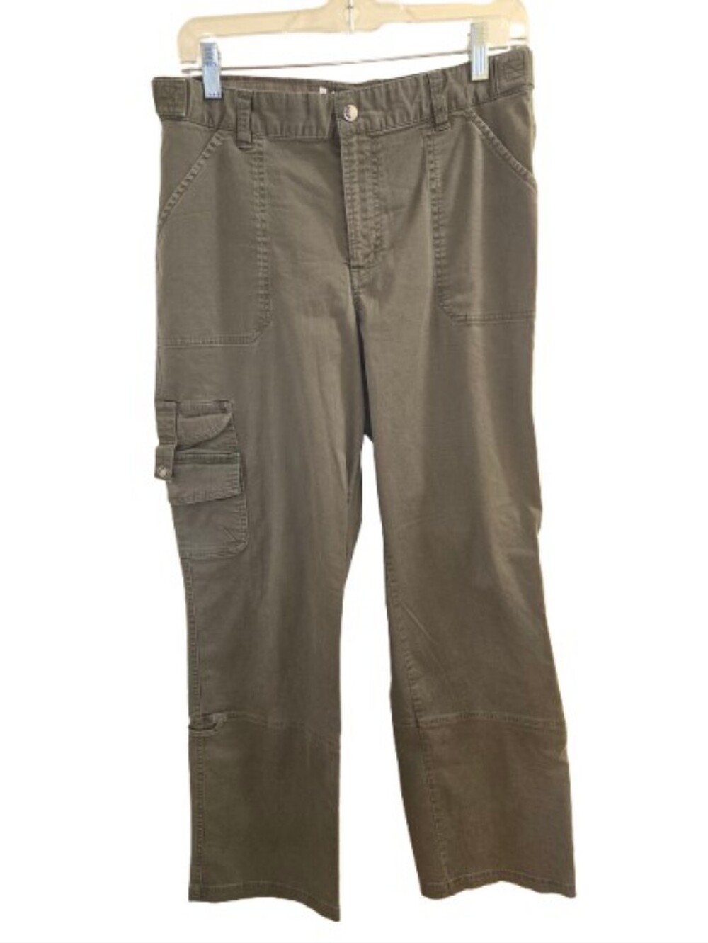 Columbia Women's Convertible Green Khaki Cargo Pants Size 10R